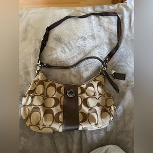 USED ONCE COACH BAG